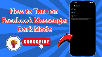 How to Turn on Facebook Messenger Dark Mode - New Update