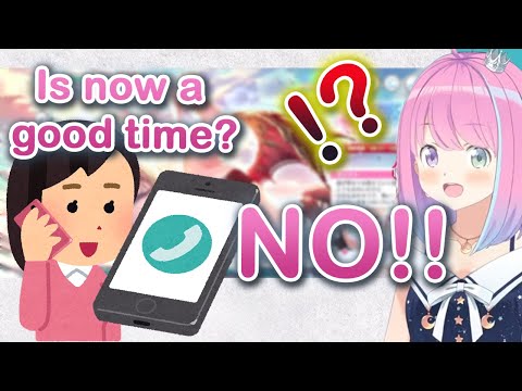 Luna almost got doxxed by Yamaha calling mid-stream.