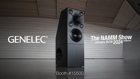 Join us at NAMM 2024 to Hear the NEW 8381 Adaptive Point Source Main Monitors