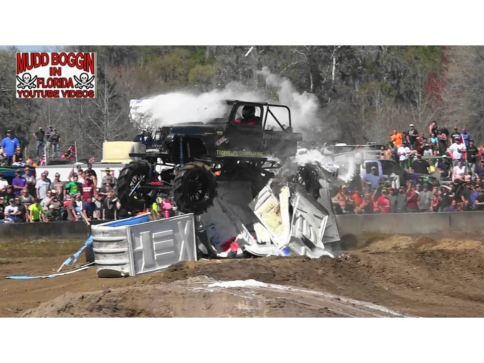 gone with the wind house Jeep Wrangler Mega Truck Crashes into Portable Toilets Freestyle.