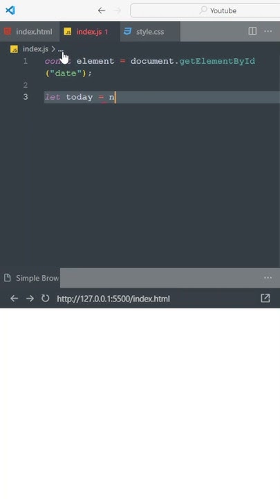 How to Date | HTML and JavaScript - YouTube