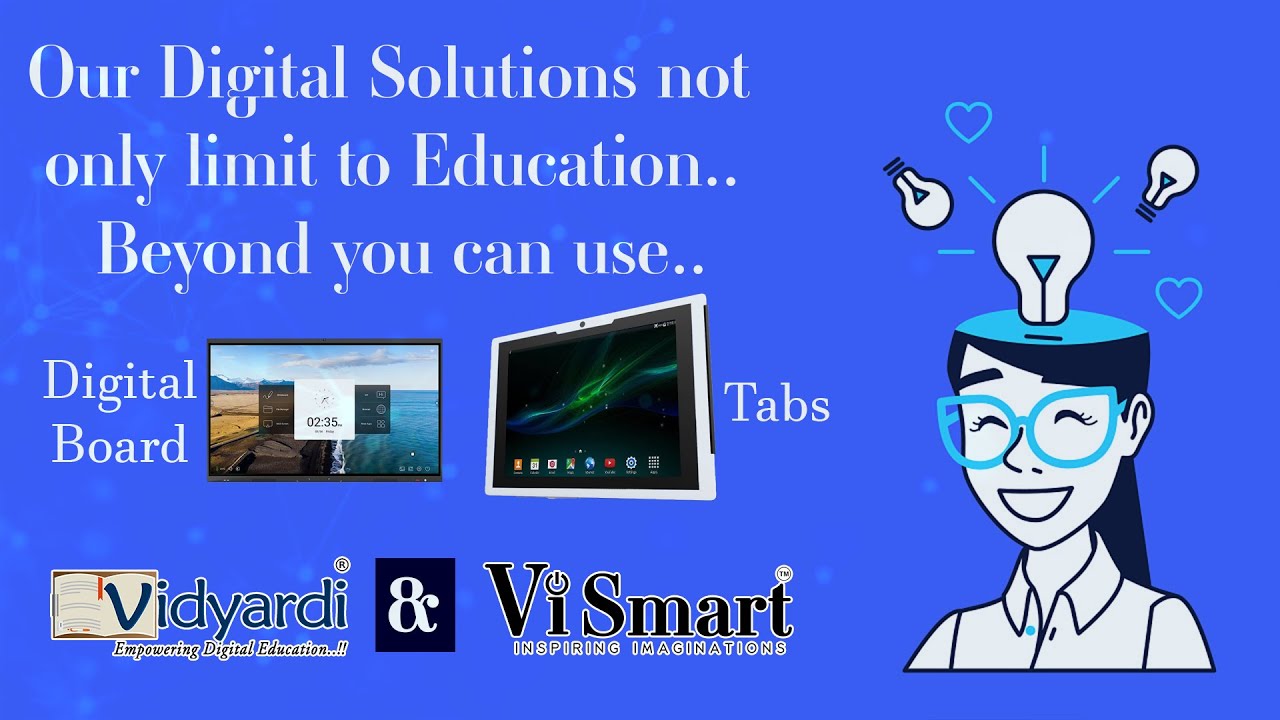 Edtech - Unique Products & Adv Solution || VIDYARDI & VISMART - YouTube