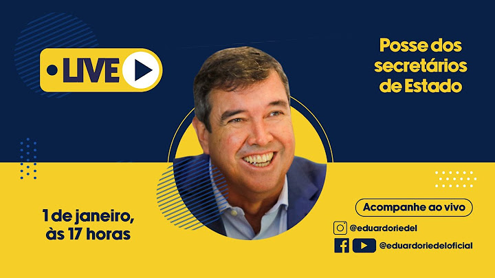 Ao vivo - Cerimônia de posse dos secretários de Estado