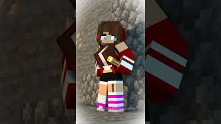 JJ's sister love's cave mining - MAIZEN Minecraft Animation #shorts  #minecraftanimation  #minecraft screenshot 2