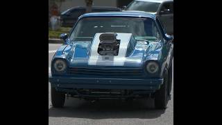 1976 Chevy Vega GT Classic Car Exhaust Sound Driving By at the Car Show Cruise In