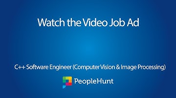 C++ Software Engineer (Computer Vision & Image Processing)