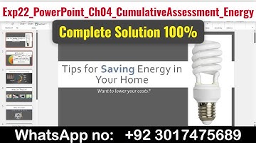 Exp22_PowerPoint_Ch04_CumulativeAssessment_Energy #Chapter4 #CumulativeAssessment #Exp22 #Energy