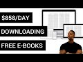 Earn $858 FOR FREE Downloading E-Books [Make Money Online in 2020]