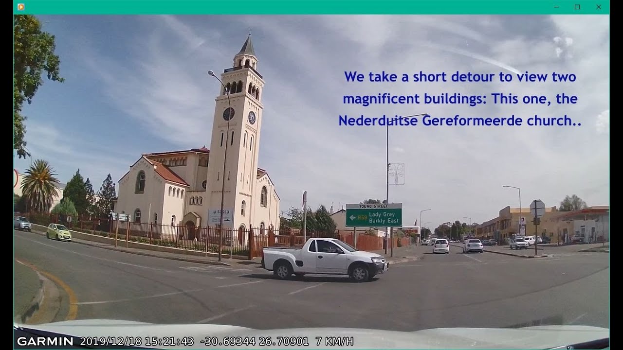 Small Town Drive Through : Aliwal North through the CBD on the N6