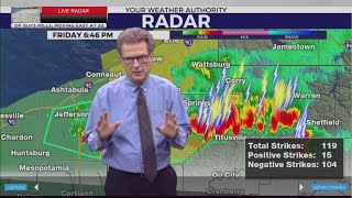 Severe Thunderstorm Warning for Erie County