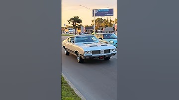 1970 Oldsmobile 442 Classic Car Drive By Engine Sound Woodward Dream Cruise 2024