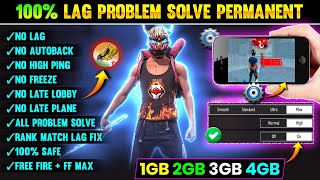 FREE FIRE LAG FIX 1GB 2GB RAM | FREE FIRE LAG PROBLEM  SOLVED | HOW TO FIX LAG 2GB 3GB 4GB MOBILE 📲 screenshot 1