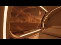 3 Hours Mars Train Cabin | Dust Storm, Rail Sounds &amp; Deep Bass for Sleep &amp; Focus
