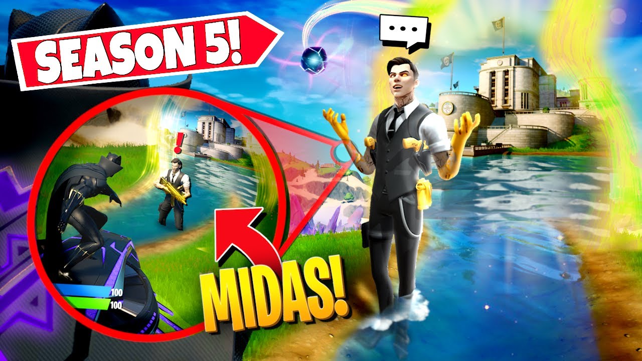 *NEW* DISCOVERING HIDDEN MIDAS *PORTAL* LOCATION IN SEASON 5! (Fortnite)