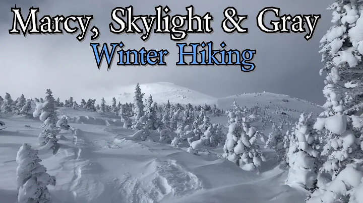 Winter Hiking Mount Marcy, Skylight & Gray Peak In...