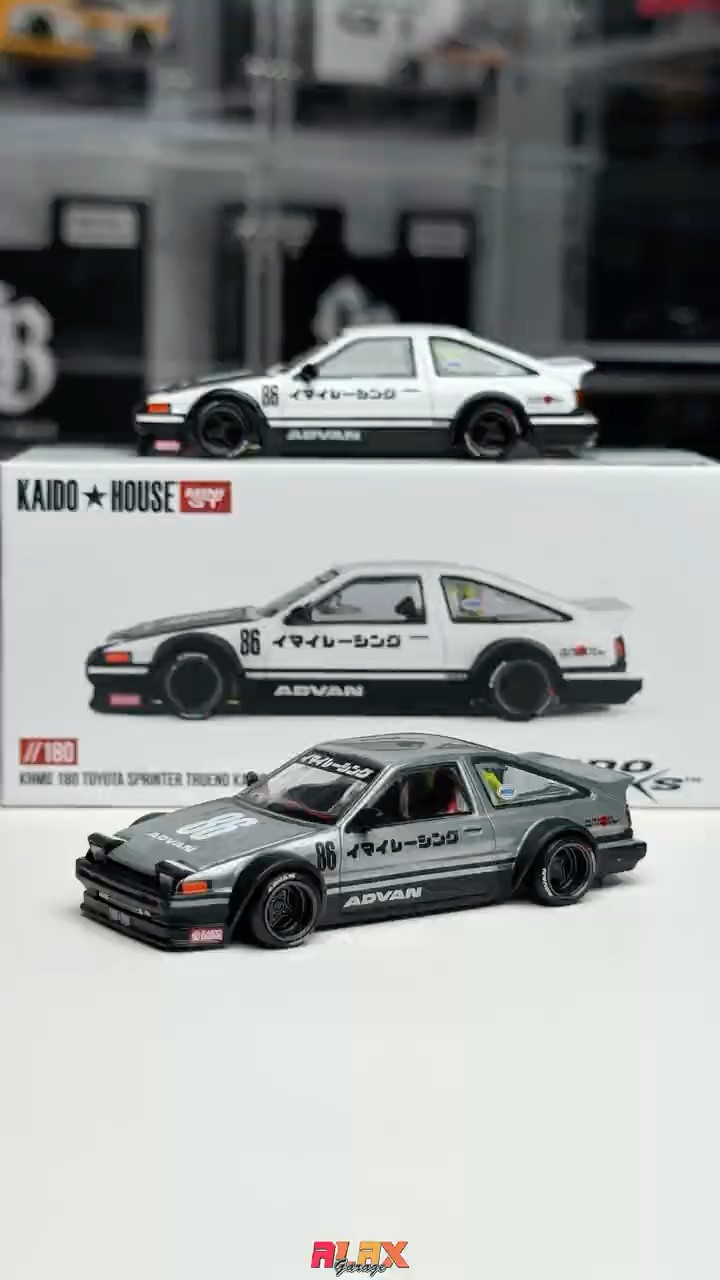 Quick Review [CHASE] Mini GT x Kaido House //180 Toyota AE86