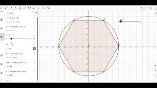 Geogebra Tutorial | How to Draw Regular Polygon In A Circle |Kerala Syllabus Class 9 Circle Measures