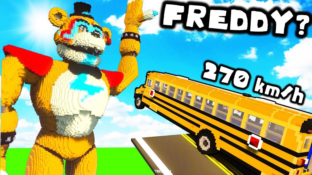 ❄️ SUPERAUTA KONTRA POSTACIE Z FNAFA!? | TEARDOWN |