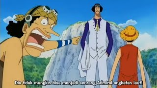 Pertemuan pertama Aokiji & Kelompok Mugiwara