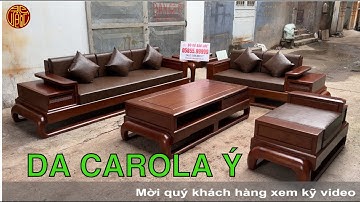 Bàn Ghế Sofa Gỗ Tự Nhiên Với Nhiều Cải Tiến KHÁC BIỆT | Đồ Gỗ Bảo Lộc