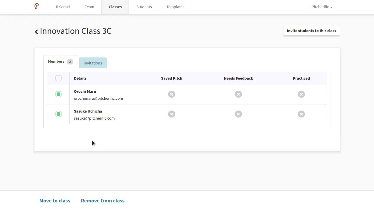 Removing Students From A Class In Your Dashboard