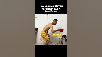 League players when they ‘take a shower’ 💀🛁