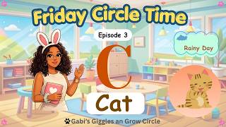 Circle Time Friday Ep 3|Letter C for Cat |Numbers, Shapes, Colors & Word Families🐈 #phonics