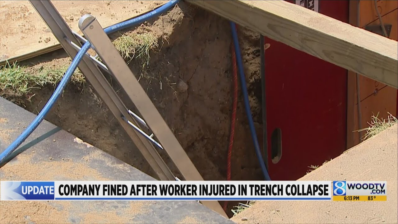 Company fined after worker injured in trench collapse - YouTube