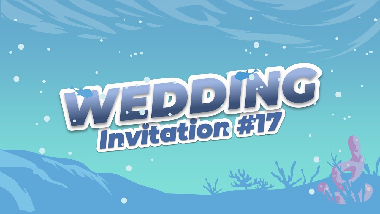 Wedding Invitation Video #17 - Landscape