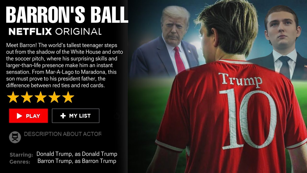 Barron Trump Soccer Documentary Trailer Coming to Netflix 2025 YouTube