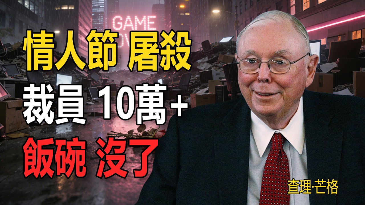 2月14日消費數據暴跌90%！為什麼年輕人突然不花錢了？芒格生前預言：這是「低慾望社會」走向崩潰的開始！#查理芒格 #芒格