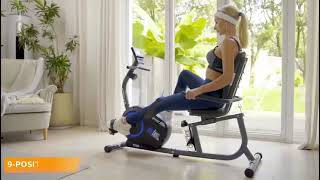 Pooboo Home Exercise Bike, Indoor Aerobic Cycling Training.