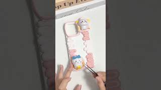 ASMR making Chiikawa phone case #decoden #kawaii #decodencase #diy #asmr #chiikawa