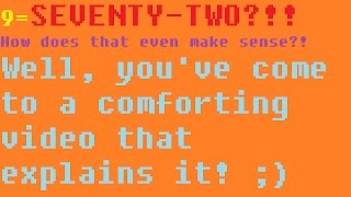 If You are a Genius, Solve This Viral 9=72 Puzzle! (Answer in Video)