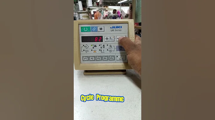 juki bartack sewing machine cycle program | juki cycle program | cycle program juki lk-1900an