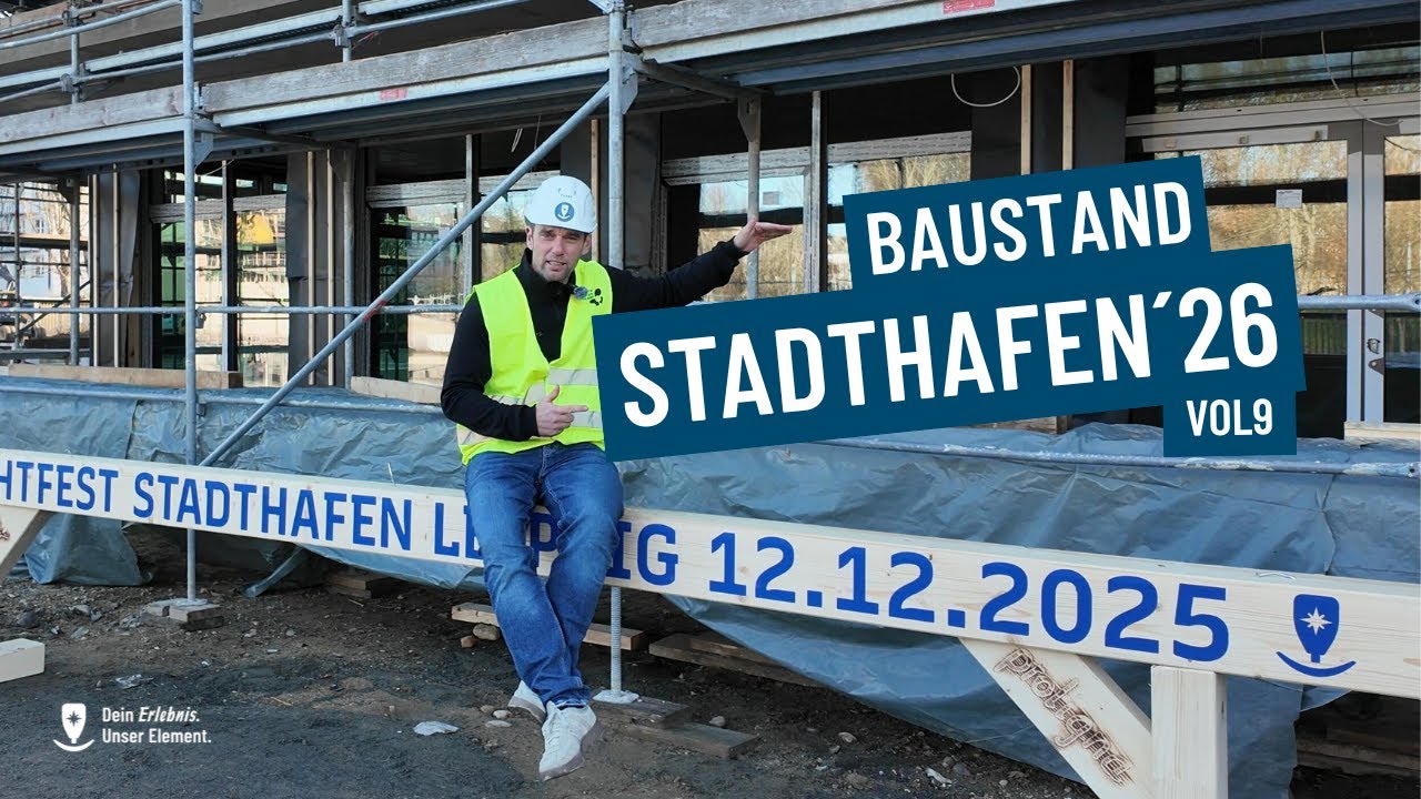 Aktueller Baustand & Richtfest am Stadthafen Leipzig - 18.12.2025