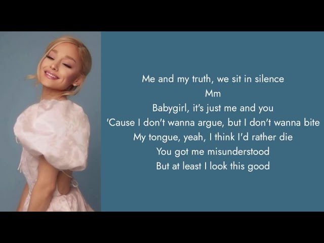 Ariana Grande ~ We can’t be friends (wait for your love) lyrics class=