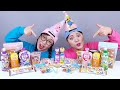 Pororo Noodle Tteokbokki Candy Jelly Mukbang DONA 