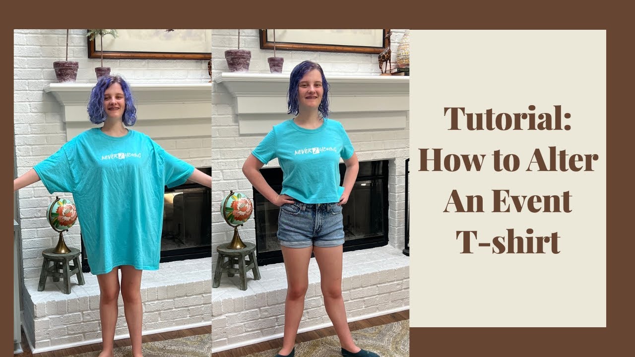 Tutorial: How to Alter an Event T-shirt