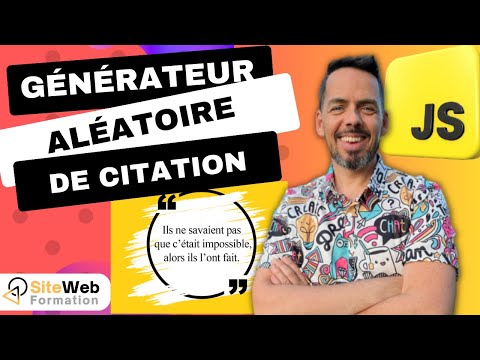 Générateur aléatoire de citation en JS en 5 minutes avec Juanito !