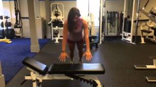 Explosive Incline Push Up