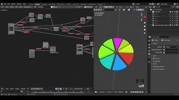 [Noding] Procedural Pie Chart - blender animation nodes