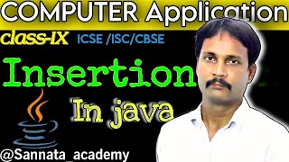 Insertion in array elements|What are the logic||How to convert into programming @SannataAcademy