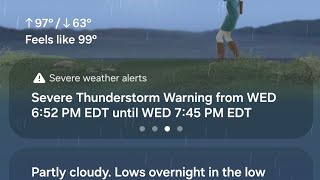 SEVERE THUNDERSTORM WARNING PART, 19 TORNADO WATCH PART 17 (EAS TV, NOAA WEATHER RADIO)