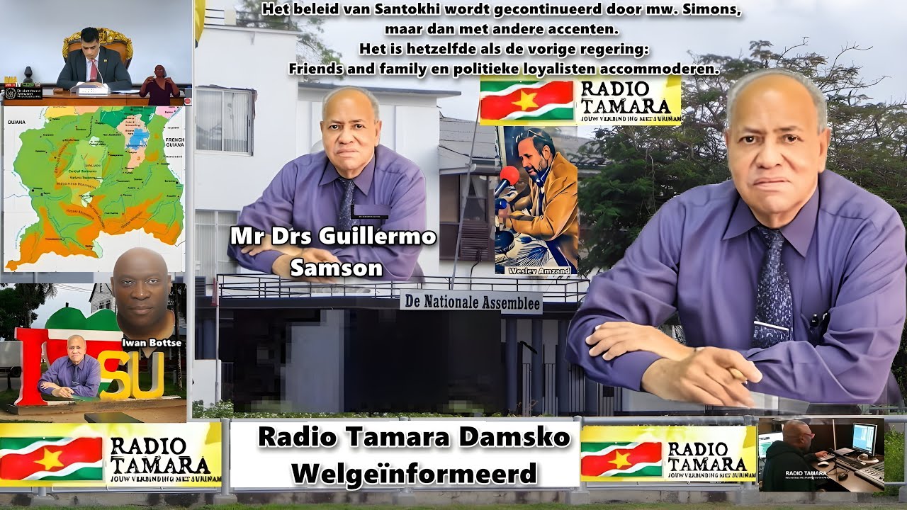 Wesley Amzand in gesprek met Mr. Drs. Guillermo Samson op zondag 14 december 2025 voor Rado Tamara