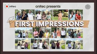 IIT Roorkee First Day Reactions | First Impressions '26 | onRec