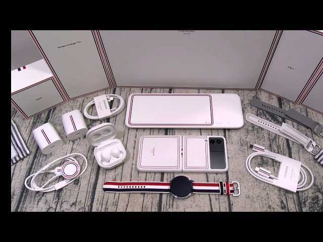 CM ] 방탄소년단 진 JIN VER. SAMSUNG Galaxy Z Flip Thom Browne Edition Film 