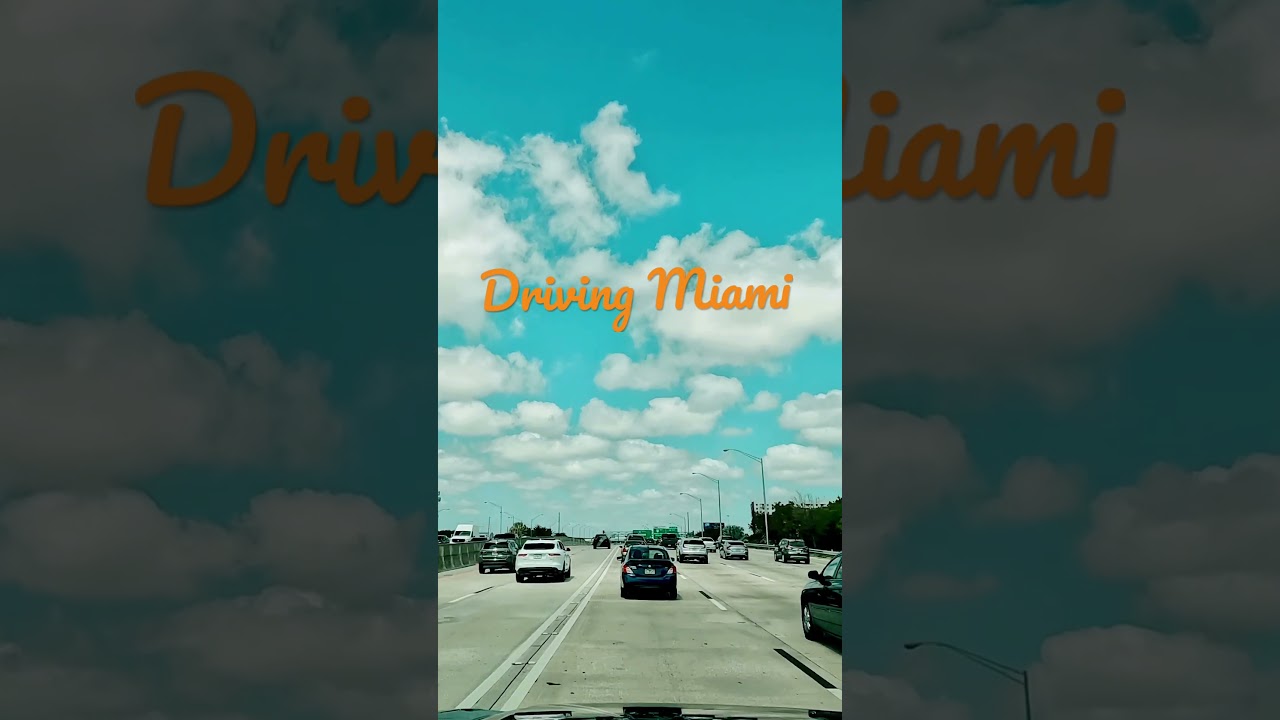 Driving Miami - 95 North to the 195 East 