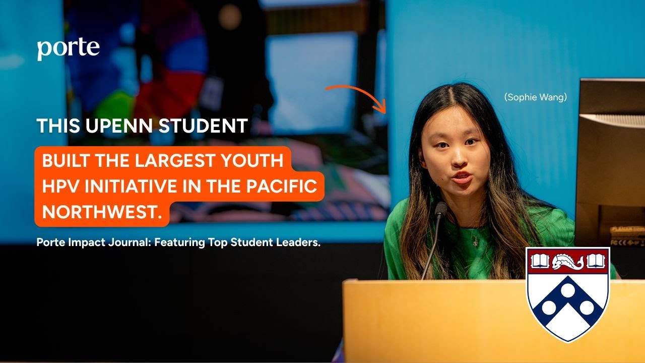 How This UPenn Student Built the Largest Youth HPV Initiative in the Pacific Northwest.
