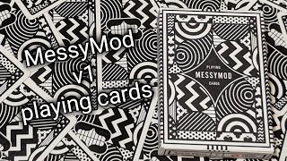 Daily deck review day 148 - MessyMod v1 playing cards By Art of Play